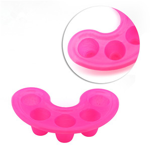 Bol de trempage professionnel ZHI JIA pour ongles, en plastique, portable, solide, pour ongles à cinq doigts, pointes d'art ongulaire, adoucissement des peaux mortes, outil de trempage - Product Image 3
