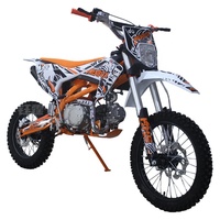 Moto tout-terrain XD135 125cc 4 temps à essence électrique, mini moto de cross, chaîne, 40-60 km/h, hauteur de selle 850 mm