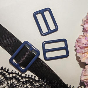 Haute qualité noir blanc couleur métal soutien-gorge crochets anneaux curseurs en gros Stock pour maillots de bain sous-vêtements accessoire de haute qualité - Product Image 4