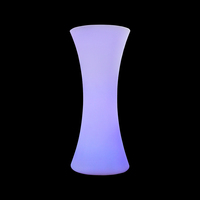 Rigeba Disco Dj Offre Spéciale Batterie Led Colorée Rechargeable Ronde Cocktail Bar Table pour Club