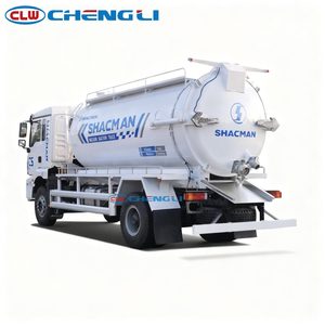 High-power Anti-leakage 15CBM Septic Tank Vacuum Suction Vehicle with Thickened Sealed Tank for Septic Sludge - Product Image 4