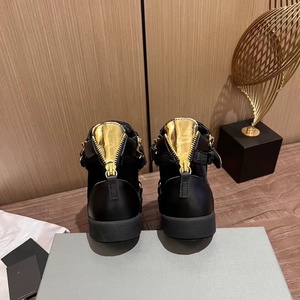 Zapatos informales <span class=keywords><strong>de</strong></span> alta calidad para hombre y mujer, zapatillas altas <span class=keywords><strong>de</strong></span> cuero auténtico, tenis Unisex GZ 35-48, zapatos deportivos <span class=keywords><strong>de</strong></span> marca <span class=keywords><strong>de</strong></span> lujo 0074 - Product Image 5