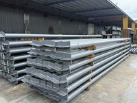 Système de support en structure acier robuste, tirants de soutènement sismique Q235B/Q355B, tirants transversaux de toiture pour construction industrielle