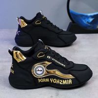 Chaussures de Sport Décontractées pour Hommes, Confortables et Respirantes à Lacets, avec Doublure en Maille, Semelle Extérieure Légère en TPU, Idéales Printemps-Hiver