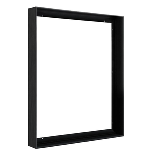 Cadre photo flottant en alliage d'aluminium noir <span class=keywords><strong>brossé</strong></span> mat moderne, écologique, non assemblé, directement de l'usine OEM/ODM certifiée BSCI - Product Image 1