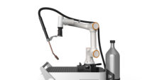 Robot collaboratif DONSIN pour le soudage de structures en acier, navires, bâtiments, gaz CO2/gaz mixte, fil de 1,2-1,6 mm, précision de 0,03 mm