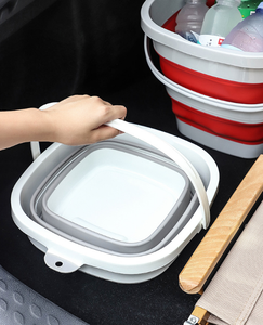Vente chaude en plastique pliant stylo de lavage Art brosse seau gain de place seau jardin en plastique seau pliable seau - Product Image 6