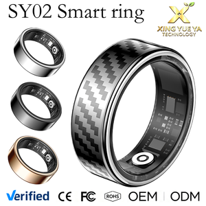 แหวนอัจฉริยะ SY02 ตรวจวัด HRV ความเครียด อัตราการเต้นของหัวใจ ออกซิเจนในเลือด ติดตามการนอนหลับ กันน้ำ IP68 5ATM ควบคุมผ่านแอป Android แหวนฟิตเนส - Product Image 3