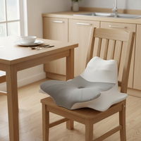 Oreiller ergonomique en mousse à mémoire de forme pour le cou, soulagement de la douleur et traction, housse amovible et lavable