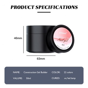 JTING Quick Dry No Burn 22colors Camouflage Construction Gel Builder <b>Nail</b> Gel Polish Hema Free Vegan Natural OEM Customization - Product Image 2