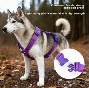 Conjunto de Correa y Arnés para Perro de <span class=keywords><strong>PVC</strong></span> con Color Degradado y Logotipo Personalizable, Arnés para Perro Impermeable, Ajustable y de Estilo Moderno - Product Image 5