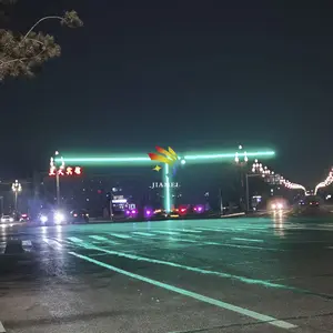 Luces sincrónicas luminosas para acera Jiamei con sistema de semáforo LED intermitente sincrónico de paso de cebra - Product Image 1