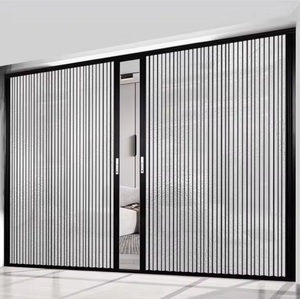 Puerta Plegable de Acrílico Transparente, Panel Deslizante, Separador de Habitaciones para Aire Acondicionado, Puerta Corredera con Riel Invisible - Product Image 2