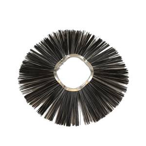 Brosses convexes de gaufrette d'anneau en acier de balayeuse mécanique de fil d'acier utilisées pour le nettoyage de neige de route - Product Image 6