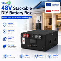 Batterie domestique tout-en-un VOLOND US EU Stock Livraison Locale 48V 16S 280Ah 15kWh Empilable DIY Boîtier Métallique LiFePO4 200A BMS IP54