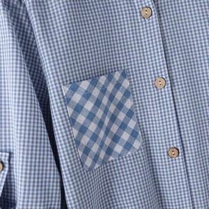 Ropa islámica blusa musulmana Kaftan mujeres Vintage Plaid Camisa larga a cuadros otoño manga larga Dubai Turquía Abaya Tops - Product Image 4