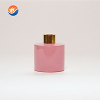 Flacon d'aromathérapie avec couvercle Flacon diffuseur d'arômes 80ml 100ml 110ml 120ml Flacon de parfum en cristal Verre rond