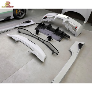 ชุดแต่งคาร์บอนไฟเบอร์แบบกึ่งแห้ง สไตล์สเปเชียล สำหรับกันชนหน้า-หลัง อะไหล่รถยนต์สำหรับ Ferrari 458 Bodykit Italia Spider ปี 2010-2015 - Product Image 6