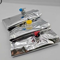 Sacs en plastique, sacs en boîte, sacs debout, 3l, emballage de jus de vin, étiquettes pour emballage aseptique de vodka, étiquettes pour emballage de vin