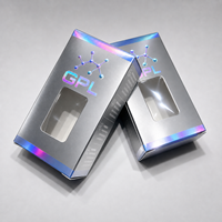 Vente en gros de plateaux pour flacons personnalisés haut de gamme, étiquettes et boîtes de 3 ml, emballages holographiques pour produits peptidiques