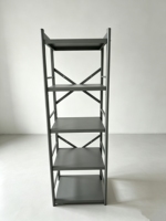Étagère de rangement multi-niveaux robuste avec cadre solide, présentoir ouvert pour cuisine et salon