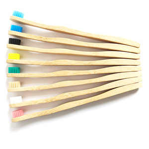 แปรงขัดลิ้นไม้แบบปรับแต่งได้สำหรับทำความสะอาดลิ้นของเด็ก - Product Image 2