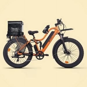 Bicicletta Elettrica da Città a Sospensione Completa, Nuova, Prezzo di Fabbrica, E-bike da Neve, Batteria al Litio 48V 21Ah, 750W, Pneumatici Fat da 26 Pollici - Product Image 1