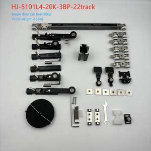 Rails de <span class=keywords><strong>rail</strong></span> de <span class=keywords><strong>porte</strong></span> <span class=keywords><strong>coulissante</strong></span> de conception moderne et matériel de roue en plastique et alliage de zinc <span class=keywords><strong>sur</strong></span> la quincaillerie de <span class=keywords><strong>porte</strong></span> et de meubles - Product Image 3