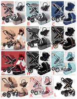 Poussette pliable facile JXB Hot Mom approuvée EN1888, poussette bébé, poussette de voyage 2 en 1, poussettes compactes, poussettes pour enfants, porte-bébés, buggy