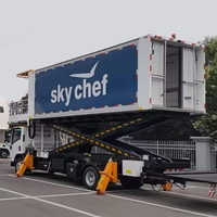 Véhicule de restauration aérienne diesel Euro 6 à grande capacité ou camion de service de traiteur aérien avec une capacité de 6200 kg