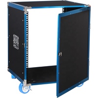 Boîte de rack d'amplificateur 12U Flight Case avec roulettes avec tiroirs