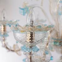 Lustre moderne en verre soufflé à la main Lustre de luxe en verre de Murano pour salon Hall d'hôtel
