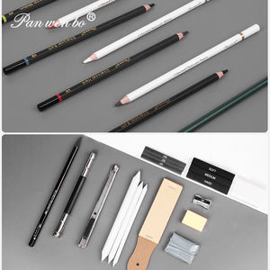 <span class=keywords><strong>Set</strong></span> da Disegno Panwenbo 43 Pezzi con Matite in Grafite, Carboncino, Acquerello, Sfumini, Blocco da Disegno e Kit per Schizzi - Product Image 5