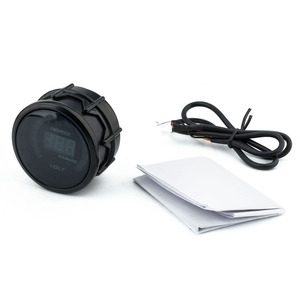 CNSPEED Digital Voltmeter 52mm LED Display Universal Car Voltage <b>Gauge</b> 12V DC Single Phase - Product Image 4