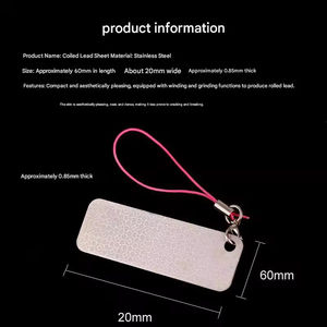 Outil de pesée enrouleur de plaques de plomb pour la pêche sportive et la pêche de compétition : ajustement précis du poids - Product Image 1