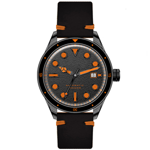 Design speciale in acciaio inox retro orologio a specchio convesso da <span class=keywords><strong>uomo</strong></span> di lusso marca orologio automatico con cinturino in nylon - Product Image 3