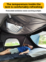 Tente de toit rigide, installation rapide en 2 minutes, imperméable, pour 4 à 6 personnes, tente de toit pour SUV, camping