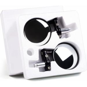 Espejos Retrovisores Universales Redondos de 3 Pulgadas para Motocicleta, Espejo Lateral Convexo de <span class=keywords><strong>7</strong></span>/8 Pulgadas y 22 mm para Harley, <span class=keywords><strong>Honda</strong></span>, Kawasaki, Suzuki, Yamaha - Product Image 4