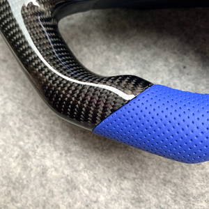 พวงมาลัยคาร์บอนไฟเบอร์แบบปรับแต่งพิเศษสำหรับรถยนต์ฮอนด้าแอคคอร์ด (รุ่นที่ 7 คูเป้ CL7/CL9) ปี 2003-2007 และอะคูรา TSX ปี 2004-2008 - Product Image 5