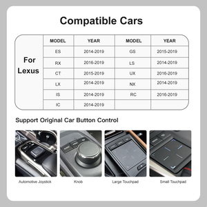 Autoabc Carplay Wireless per LEXUS CT200h ES GS IS205 LC LS LX NX RX, Interfaccia Android Auto Wireless, Lettore Multimediale per Auto con <span class=keywords><strong>Youtube</strong></span> - Product Image 4