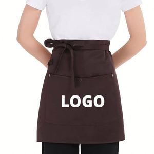 Tabliers ultra-courts personnalisés avec logo imprimé pour les cafés, les magasins, les hôtels, les boulangeries, les restaurants, les serveurs et les serveuses - Product Image 1