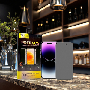 Protector de pantalla de vidrio templado HD con protección de privacidad a prueba de explosiones para todas las series de iPhone - Product Image 1