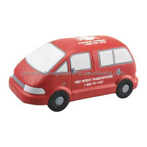 所有6面印有您的公司信息或标志迷你厢式汽车压力缓解玩具 - Product Image 2