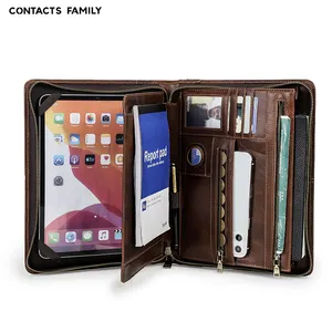 Leather Laptop Organizer for ipad case holder Tablet Sleeve Pouch Genuine Leather Tablet Sleeve Case For ipad air 4 case MacBook