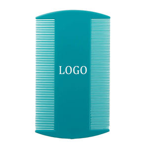 カスタムロゴ入り両面ノミ・シラミ取り櫛 高強度歯 耐久性プラスチック ペットグルーミング 毛取り櫛 猫犬用毛切り - Product Image 1