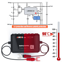 Testeur de batterie de voiture ANCEL BM300, analyseur de batterie de voiture 12V, Android IOS, Circuit électrique, système OBD2, Scanner, testeur de batterie