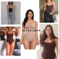 HEXIN Vente en Gros Justaucorps Gainant Femme Grande Taille Sculptant le Ventre et Remonte-Fesses Invisible