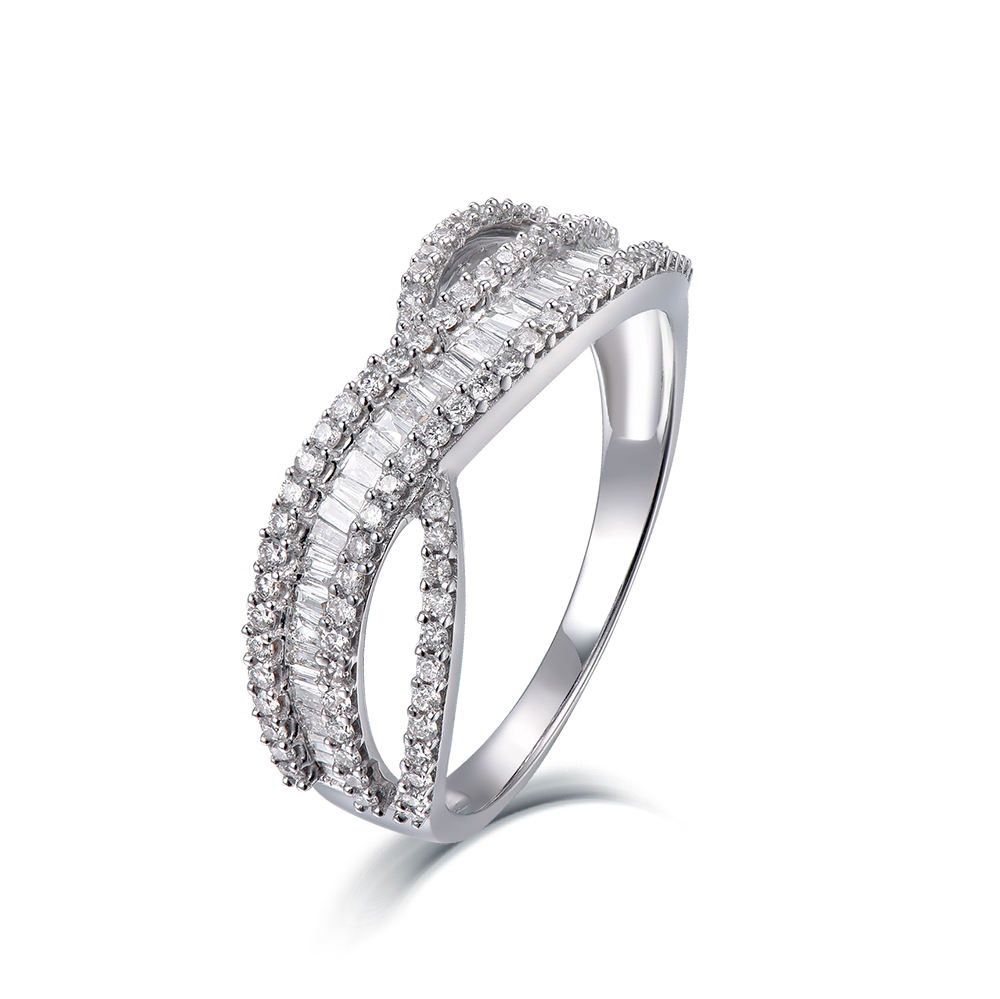 14K white gold/yellow gold/rose gold