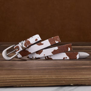 Vintage lüks hakiki deri gerçek inek derisi at kılı tasarımcı özel aksesuarları pantolon erkek kadın geniş kemerler - Product Image 1