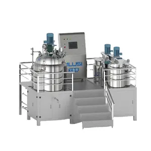 Cosmetic Lotion Cream Processing Plant Cosmetic BB Cream Making Machine Popular CC Foundation Homogenizer Mixer